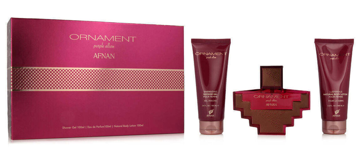 Afnan Ornament Purple Allure Eau de Parfum 100ml, bοdy lotion 100ml, shower gel 100ml