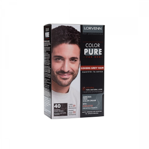 Lorvenn Color Pure Men Set No 40 Σκούρο Καστανό No 40 Σκούρο Καστανό