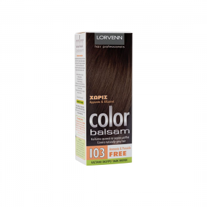 Lorvenn Color Balsam Naturel Women 60ml No 103 Καστανό Σκούρο No 103 Καστανό Σκούρο Lorvenn Color Balsam Naturel Women 60ml No 103 Καστανό Σκούρο No 103 Καστανό Σκούρο
