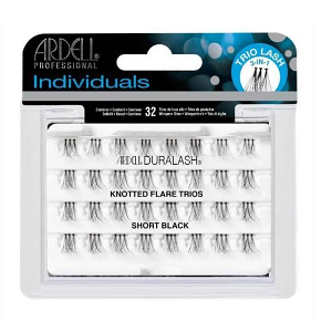Ardell Duralash 32 Individual Knotted Flare Trios Short Eyelashes