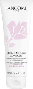 Lancôme Crème-Mousse Confort Cleansing Foam with rose extract dry skin 125ml
