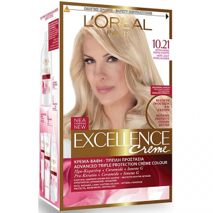 L'Oréal Excellence Cream No10.21 Κατάξανθο Περλέ Σαντρέ 48ml