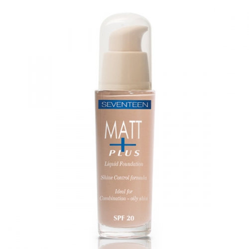 Seventeen Matt Plus Liquid Foundation SPF20 01 Light Beige Seventeen Matt Plus Liquid Foundation SPF20 01 Light Beige