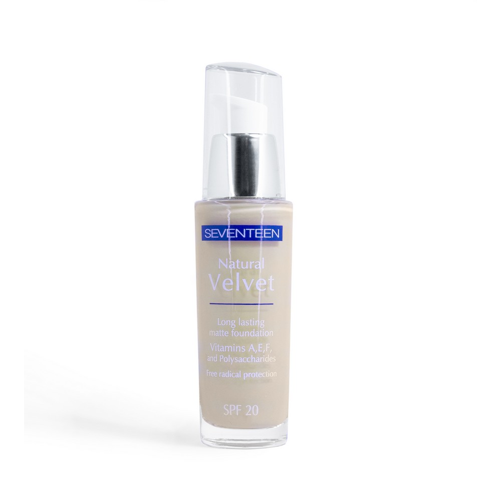 Seventeen Natural Velvet Longlasting Matte Foundation SPF20 3 Light Beige