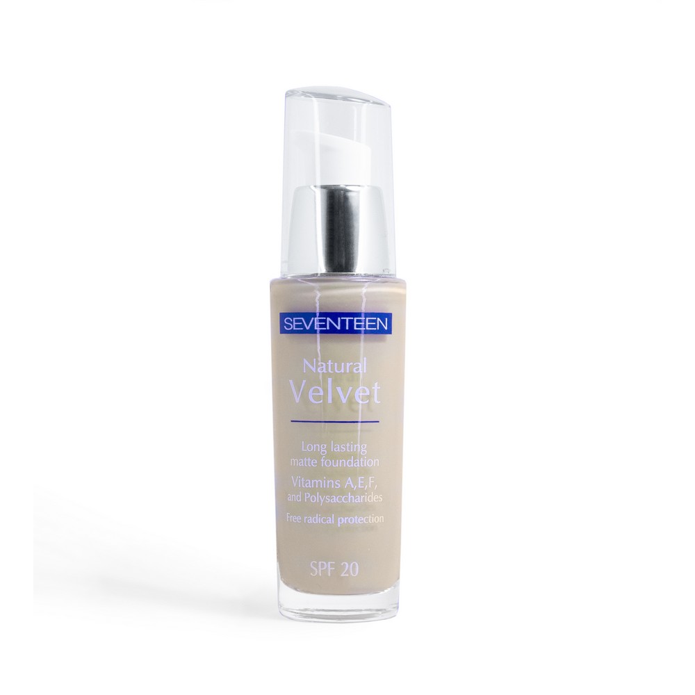 Seventeen Natural Velvet Longlasting Matte Foundation SPF20 4 True Beige Seventeen Natural Velvet Longlasting Matte Foundation SPF20 4 True Beige