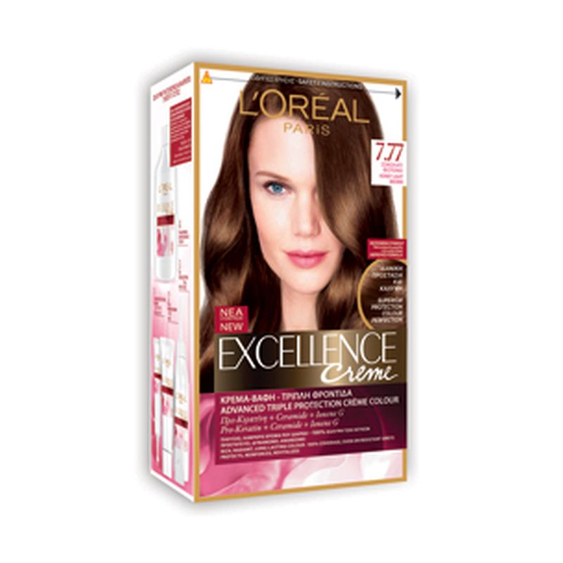 L'Oréal Excellence Cream No7.77 Σοκολατί Φωτεινό 48ml L'Oréal Excellence Cream No7.77 Σοκολατί Φωτεινό 48ml
