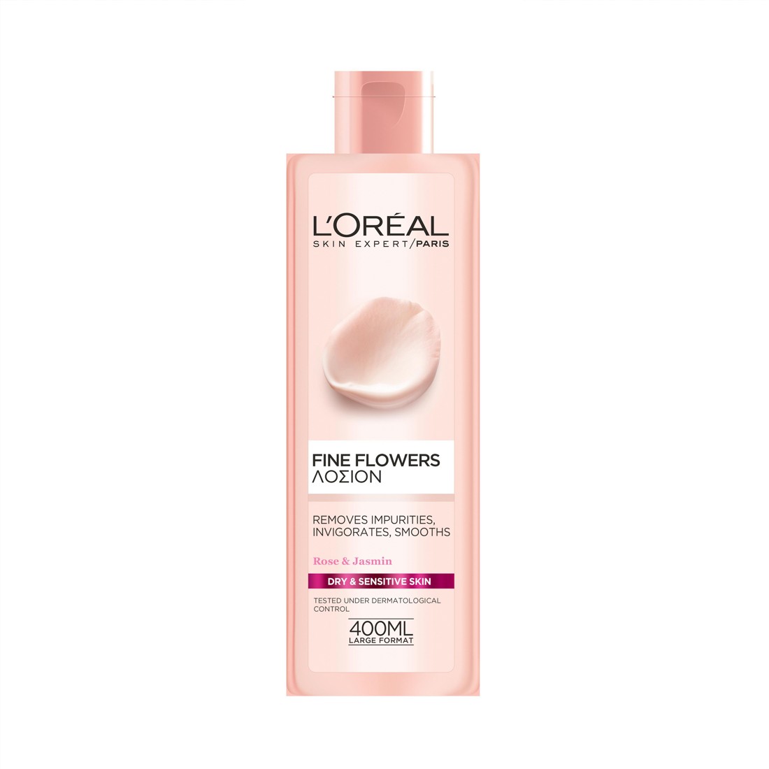 L'Oréal Fine Flowers Τονωτική Λοσιόν 400ml Ξηρό/Ευαίσθητο Τύπος Δέρματος : Ξηρό,Ευαίσθητο