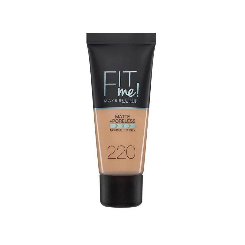 Maybelline Fit Me Matte & Poreless Foundation 30ml 220 Natural Beige Maybelline Fit Me Matte & Poreless Foundation 30ml 220 Natural Beige