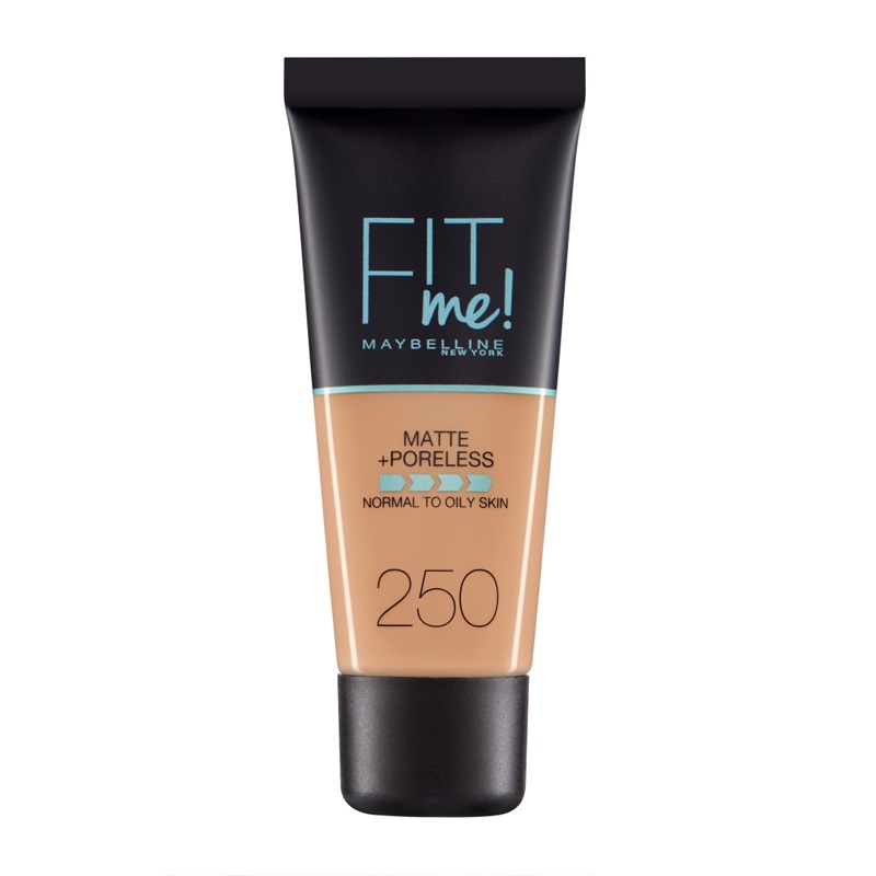 Maybelline Fit Me Matte & Poreless Foundation 30ml 250 Sun Beige Maybelline Fit Me Matte & Poreless Foundation 30ml 250 Sun Beige