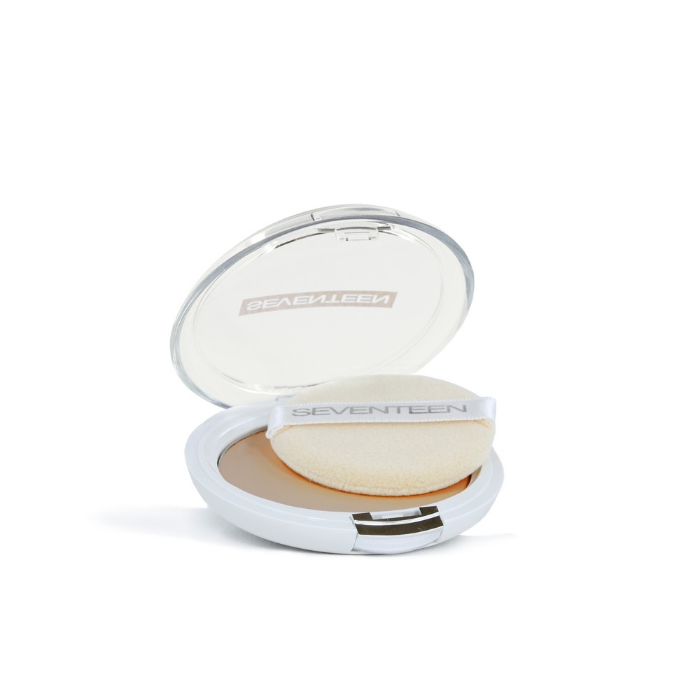 Seventeen Natural Silky Transparent Compact Powder 10gr 2 Light Beige Seventeen Natural Silky Transparent Compact Powder 10gr 2 Light Beige