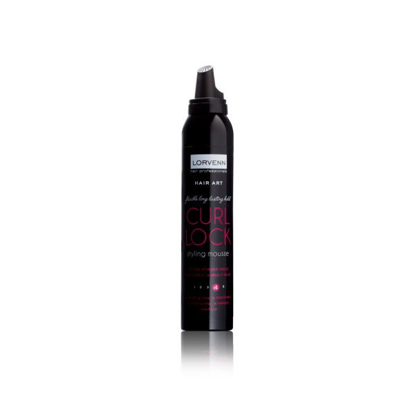 Lorvenn Curl Lock Styling Mousse 200ml Lorvenn Curl Lock Styling Mousse 200ml