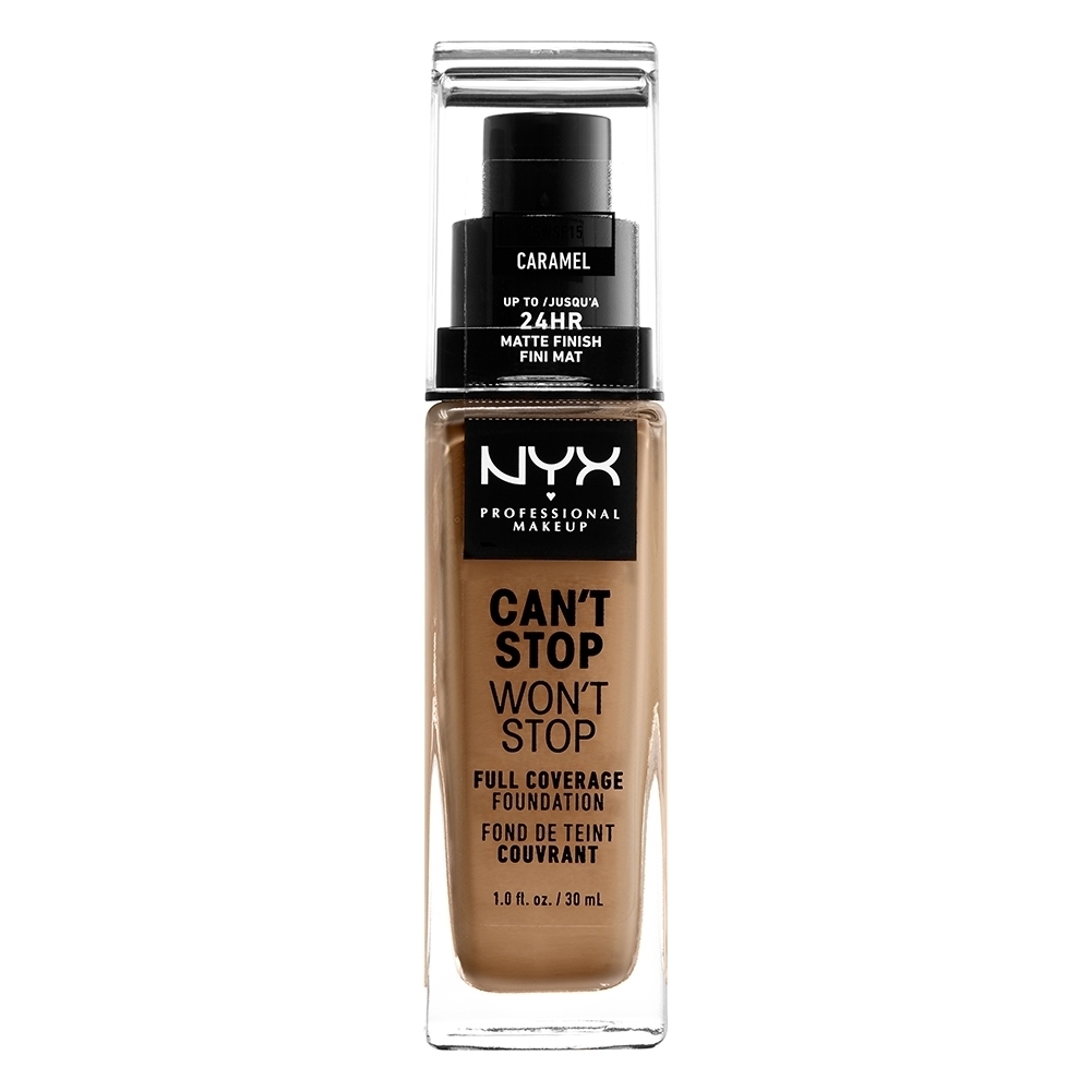Nyx Professional Makeup Can't Stop Won't Stop Full Coverage Foundation 30ml 15 Caramel