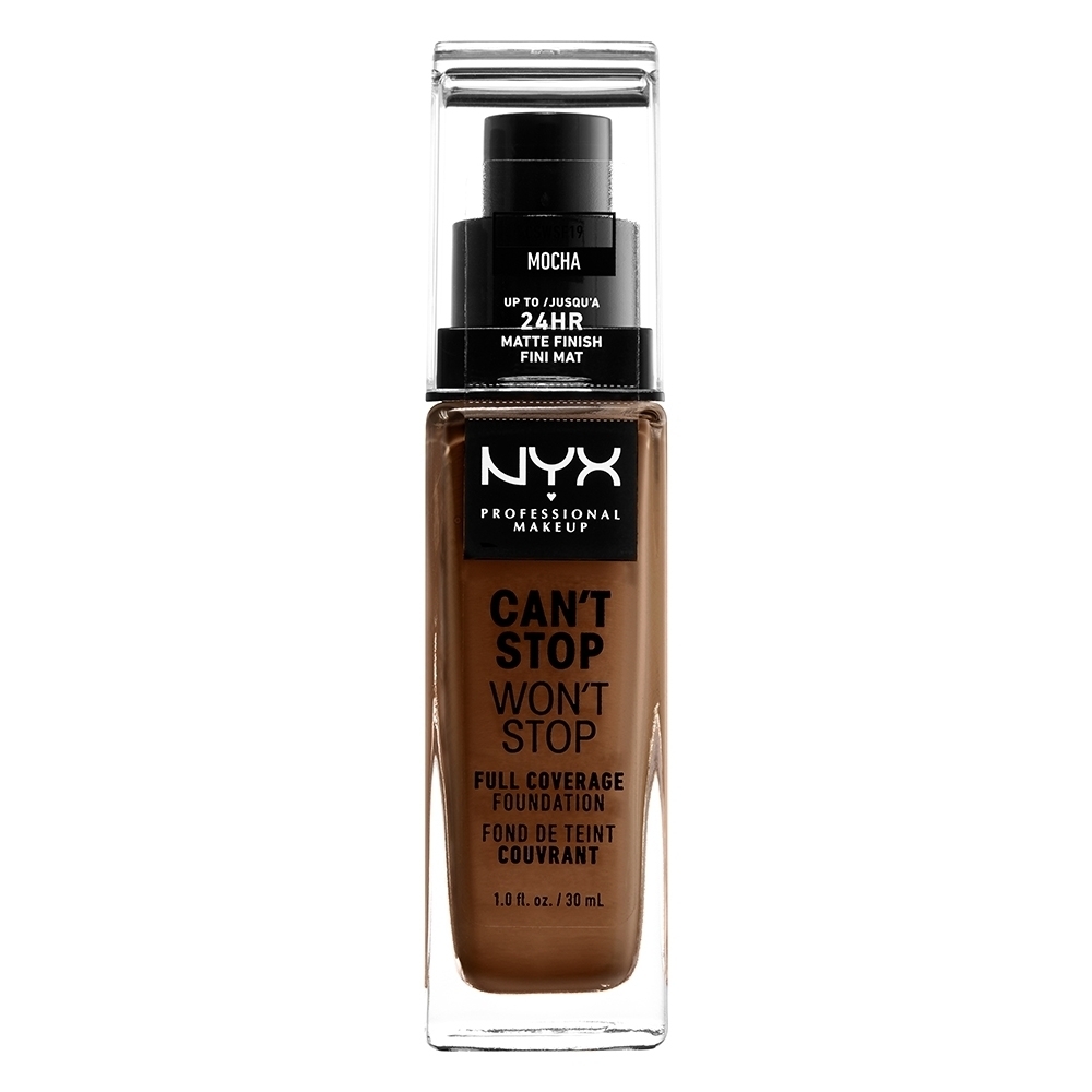 Nyx Professional Makeup Can't Stop Won't Stop Full Coverage Foundation 30ml 19 Mocha