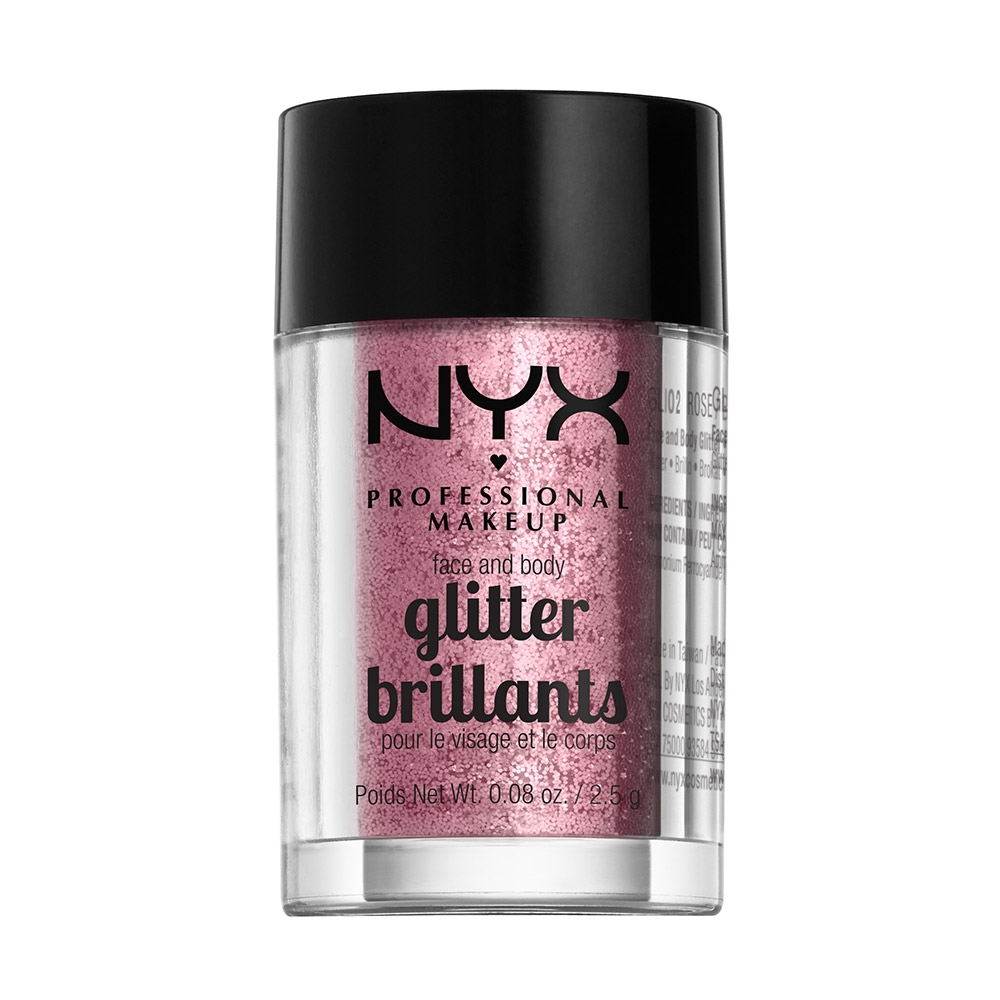 Nyx Professional Makeup Face & Body Glitter 2.5g 02 Rose