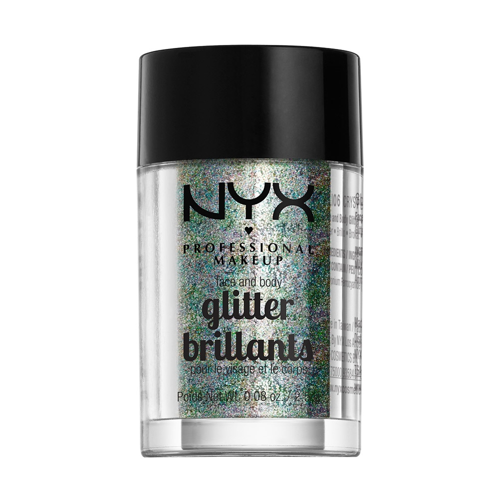 Nyx Professional Makeup Face & Body Glitter 2.5g 06 Crystal