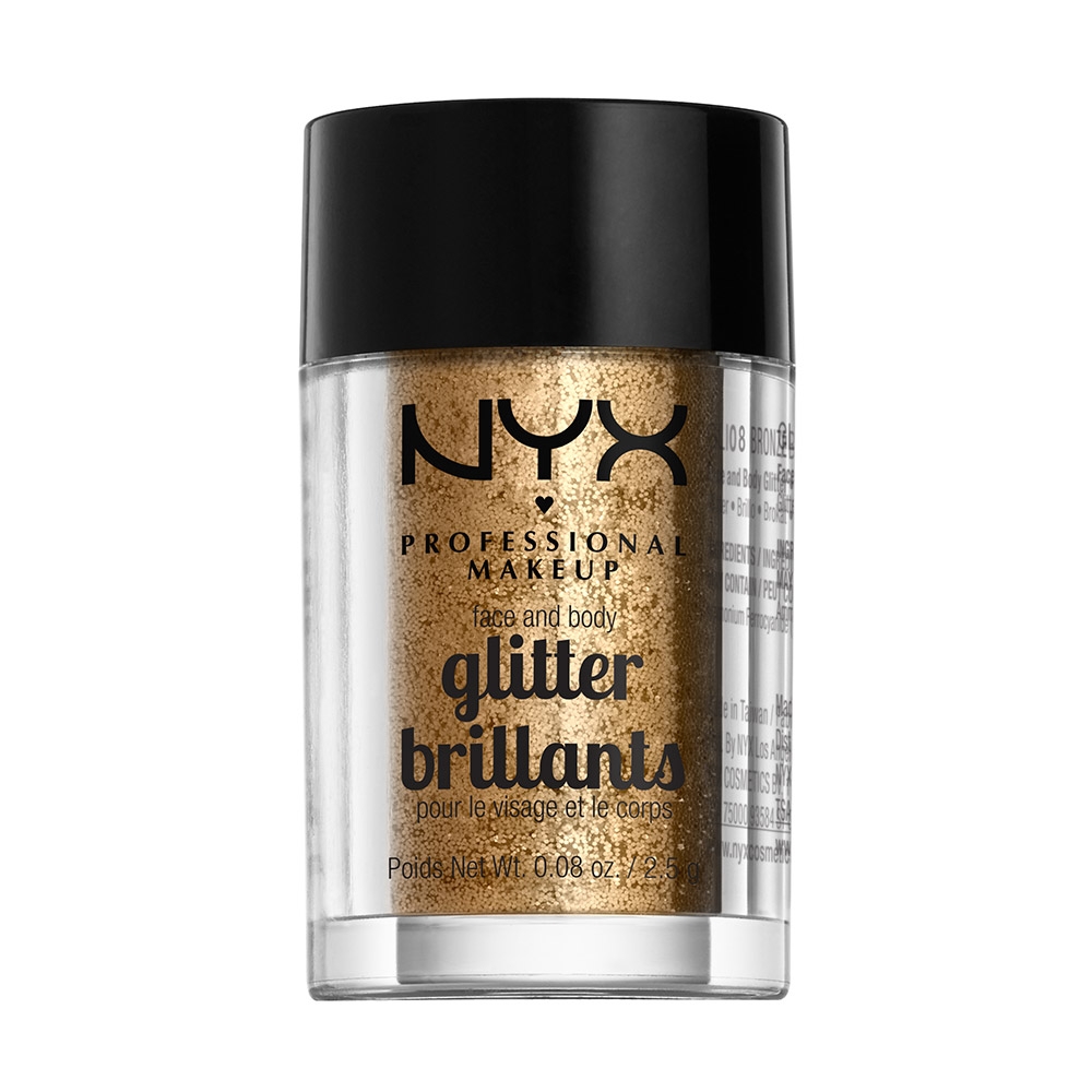 Nyx Professional Makeup Face & Body Glitter 2.5g 08 Bronze