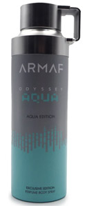 Armaf Odyssey Aqua deo body spray 200ml Armaf Odyssey Aqua deo body spray 200ml
