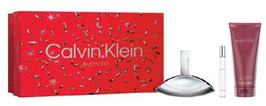 Calvin Klein Euphoria W Set EdP 100 ml, body lotion 200 ml ,miniiature EdP 10 ml