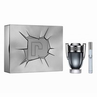 Paco Rabanne Invictus Eau de Toilette 100ml & Travel Spray 20ml