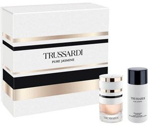 Trussardi Pure Jasmin Set Eau de Parfum 60ml & body lotion 125ml Trussardi Pure Jasmin Set Eau de Parfum 60ml & body lotion 125ml