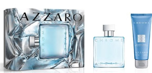 Azzaro Chrome Set Eau de Toilette 50ml, hair & body shampoo 75ml