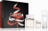 Calvin Klein EUPHORIA MEN Eau de Toilette 100ml, after shave balm 100ml & 15ml