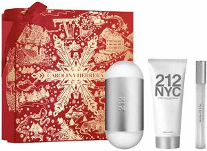 Carolina Herrera 212 Set Eau de Toilette 100ml, body lotion 100ml, miniature Eau de Toilette 10ml