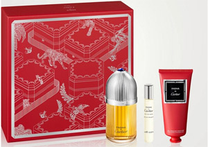 Cartier Pasha Parfum Set Parfum 100ml, shower gel 100ml & miniature Eau de Toilette 10ml (2020)