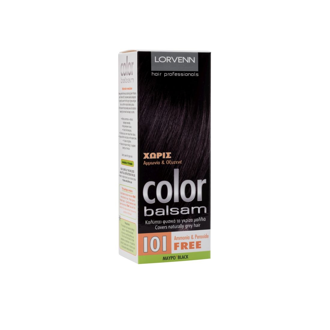 Lorvenn Color Balsam Naturel Women 60ml No 101 Μαύρο No 101 Μαύρο Lorvenn Color Balsam Naturel Women 60ml No 101 Μαύρο No 101 Μαύρο