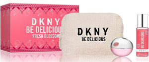 Donna Karan Be Delicious Fresh Blossom Set Eau de Parfum 100ml, body lotion 125ml & pouch