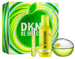 Donna Karan Be Delicious Set Eau de Parfum 100ml, shower mousse 150ml, miniature Eau de Parfum 15ml