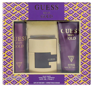Guess Man Gold Set Eau de Toilette 75ml, deo spray 226ml, shower gel 200ml