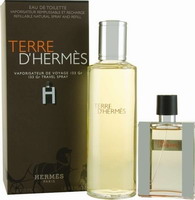 Hermes Terre D'Hermes Eau de Toilette 30ml & Refill Eau de Toilette 125ml Hermes Terre D'Hermes Eau de Toilette 30ml & Refill Eau de Toilette 125ml