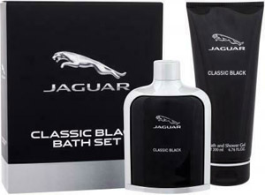 Jaguar Classic Black Set Eau de Toilette 100ml, bath and shower gel 200ml