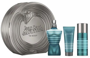 Jean-Paul Gaultier Le Male Set Eau de Toilette 125ml, shower gel 75ml & deo spray 150ml