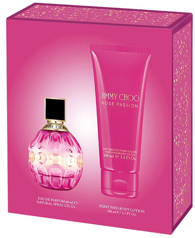 Jimmy Choo Rose Passion Set Eau de Parfum 60ml, body lotion 100ml