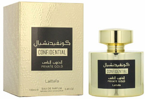 Lattafa Confidential Private Gold Eau de Parfum 100ml Lattafa Confidential Private Gold Eau de Parfum 100ml