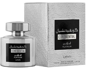 Lattafa Confidential Platinum Eau de Parfum 100ml