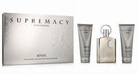Afnan Supremacy Silver Eau de Parfum 100ml, after shave balm 100ml & shower gel 100ml