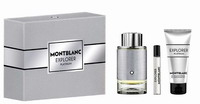Mont Blanc Explorer Platinum Eau De Parfum Set (Eau De Parfum 100ml, Eau De Parfum 7.5ml & All-Over Shower Gel 100ml)