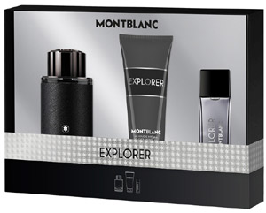 Mont Blanc Explorer Set Eau de Parfum 100ml, shower gel 100ml & miniature Eau de Parfum 15ml Mont Blanc Explorer Set Eau de Parfum 100ml, shower gel 100ml & miniature Eau de Parfum 15ml
