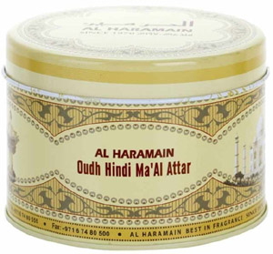 Al Haramain Oudh Hindi Ma'Al Attar Incense Bukhoor 50gr
