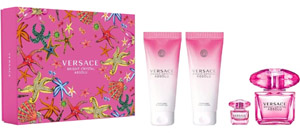 Versace Bright Crystal Absolu Set  Eau de Parfum 90ml, body lotion 100ml, shower gel 100ml, miniature Eau de Parfum 5ml