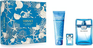 Versace Man Eau Fraiche Set Eau de Toilette 100ml, shower gel 150ml & miniature Eau de Toilette 5ml Versace Man Eau Fraiche Set Eau de Toilette 100ml, shower gel 150ml & miniature Eau de Toilette 5ml
