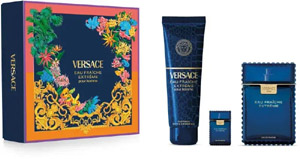 Versace Man Eau Fraîche Extrême Set Eau de Parfum 100ml, shower gel 150ml & miniature Eau de Parfum 5ml