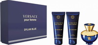Versace Pour Femme Dylan Blue Eau de Parfum 50ml, Shower Gel 50ml & Body Lotion 50ml Versace Pour Femme Dylan Blue Eau de Parfum 50ml, Shower Gel 50ml & Body Lotion 50ml